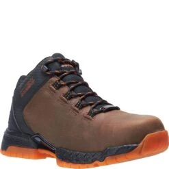 Footrests By Hytest Men's 2.0 Xergy Trainer Safety Shoes - Brown -Shoes Sale Store K21101 5