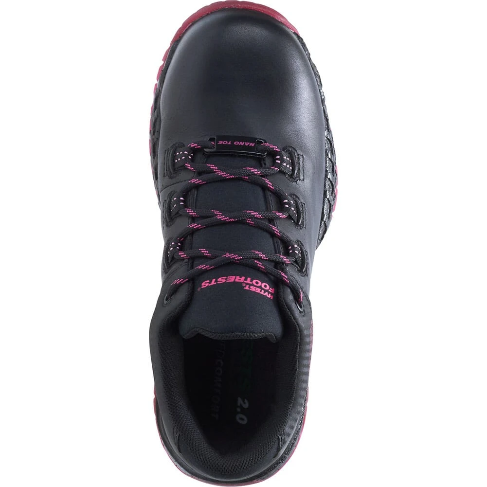 Hytest Women's Footrests 2.0 Pivot Safety Shoes - Black/Berry 7 Hytest Women's Footrests 2.0 Pivot Safety Shoes - Black/Berry - Image 5