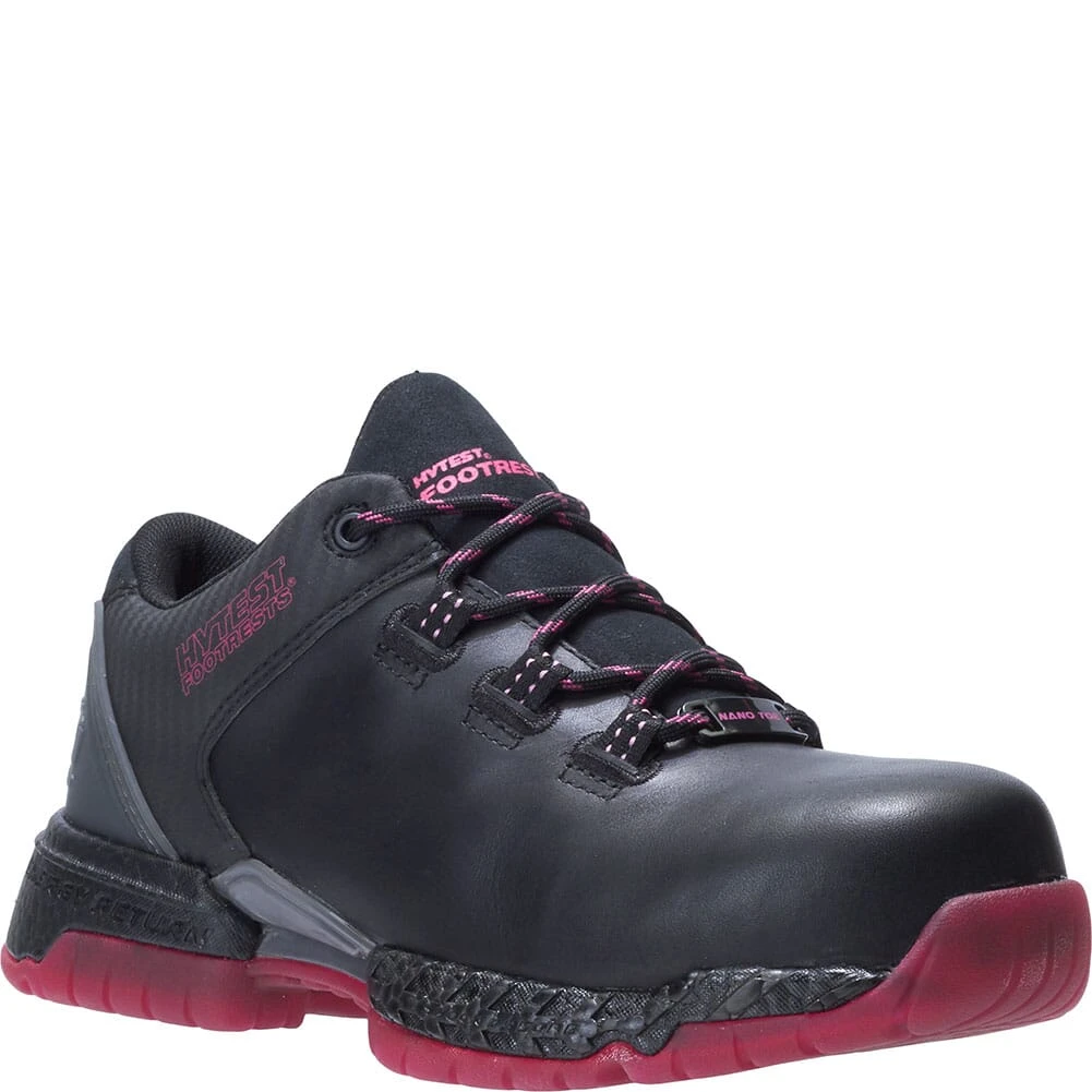 Hytest Women's Footrests 2.0 Pivot Safety Shoes - Black/Berry 10 Hytest Women's Footrests 2.0 Pivot Safety Shoes - Black/Berry - Image 8