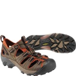 KEEN Men's Arroyo II Casual Sandals - Black Olive/Bombay Brown -Shoes Sale Store KE1008419 4