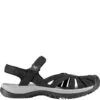 KEEN Women's Rose Sandals - Black/Neutral Gray -Shoes Sale Store KE1008783