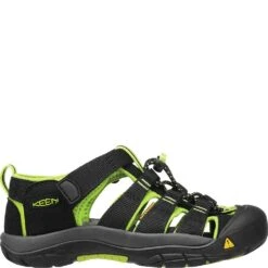 KEEN Little Kid's Newport H2 Sandals - Black/Lime Green 11 KEEN Little Kid's Newport H2 Sandals - Black/Lime Green -Shoes Sale Store KE1009942 2