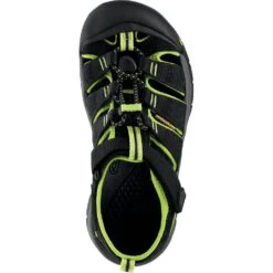 KEEN Little Kid's Newport H2 Sandals - Black/Lime Green 13 KEEN Little Kid's Newport H2 Sandals - Black/Lime Green -Shoes Sale Store KE1009942 4