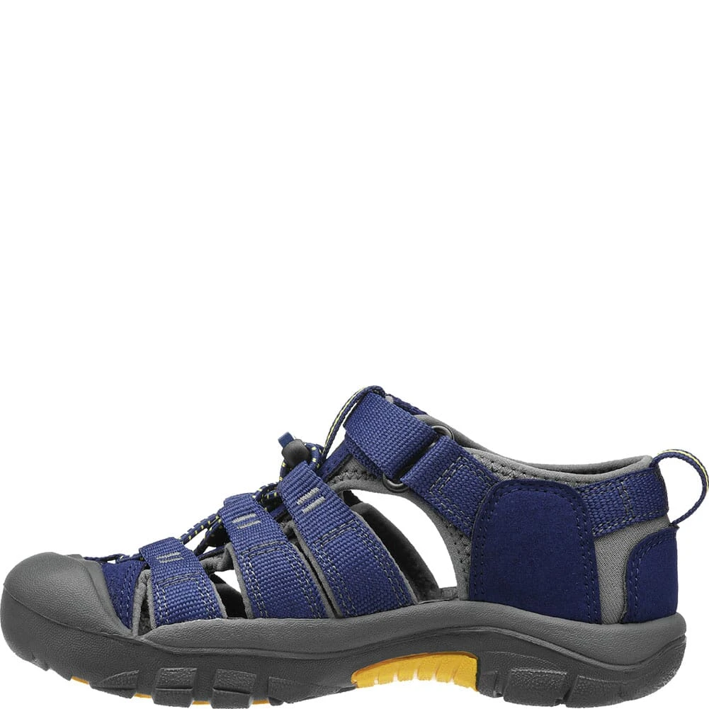 KEEN Big Kids Newport H2 Sandals - Blue Depths/Gargoyle 4 KEEN Big Kids Newport H2 Sandals - Blue Depths/Gargoyle - Image 2