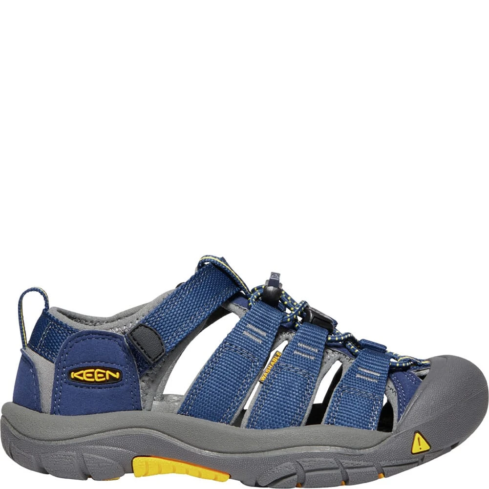 KEEN Big Kids Newport H2 Sandals - Blue Depths/Gargoyle 5 KEEN Big Kids Newport H2 Sandals - Blue Depths/Gargoyle - Image 3