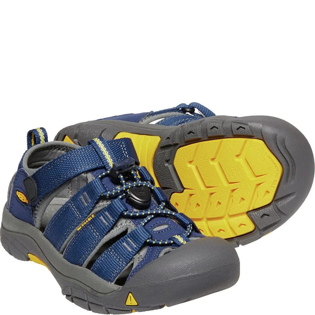 KEEN Big Kids Newport H2 Sandals - Blue Depths/Gargoyle 7 KEEN Big Kids Newport H2 Sandals - Blue Depths/Gargoyle - Image 5