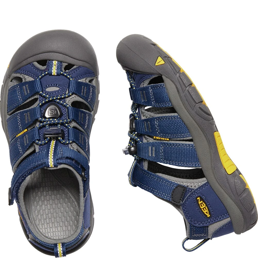 KEEN Big Kids Newport H2 Sandals - Blue Depths/Gargoyle 8 KEEN Big Kids Newport H2 Sandals - Blue Depths/Gargoyle - Image 6