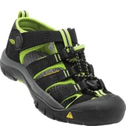 KEEN Big Kids Newport H2 Sandals - Black/Lime Green -Shoes Sale Store KE1009965 4