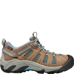 KEEN Women's Voyageur Hiking Shoes - Brindle/Alaskan Blue -Shoes Sale Store KE1011523 1