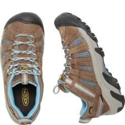KEEN Women's Voyageur Hiking Shoes - Brindle/Alaskan Blue -Shoes Sale Store KE1011523 2