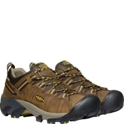 KEEN Men's Targhee II Wide Hiking Shoes - Cascade Brown/Yellow -Shoes Sale Store KE1015704 2
