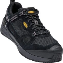 KEEN Utility Men's Springfield Safety Shoes - Black/Steel Gray