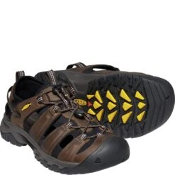 KEEN Men's Targhee III Sandals - Bison/Mulch -Shoes Sale Store KE1022427 3