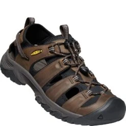 KEEN Men's Targhee III Sandals - Bison/Mulch -Shoes Sale Store KE1022427 5