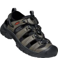 KEEN Men's Targhee III Sandals - Grey/Black -Shoes Sale Store KE1022428 4