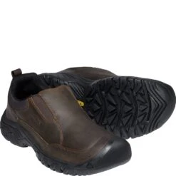 KEEN Men's Targhee III Slip Ons - Dark Earth/Mulch -Shoes Sale Store KE1022658 2