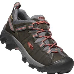 KEEN Women's Targhee II Hiking Shoes - Magnet/Coral -Shoes Sale Store KE1022815 2