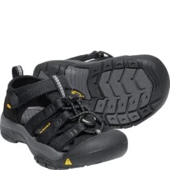 KEEN Kid's Newport H2 Sandals - Black/Keen Yellow 9 KEEN Kid's Newport H2 Sandals - Black/Keen Yellow -Shoes Sale Store KE1022824 2