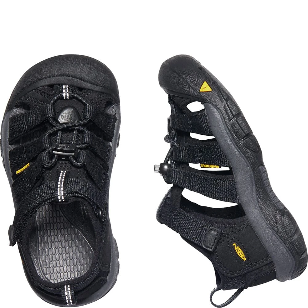 KEEN Kid's Newport H2 Sandals - Black/Keen Yellow 6 KEEN Kid's Newport H2 Sandals - Black/Keen Yellow - Image 4