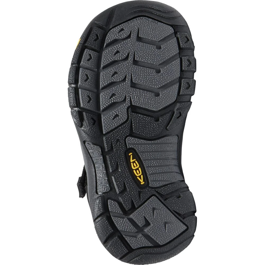 KEEN Kid's Newport H2 Sandals - Black/Keen Yellow 3 KEEN Kid's Newport H2 Sandals - Black/Keen Yellow