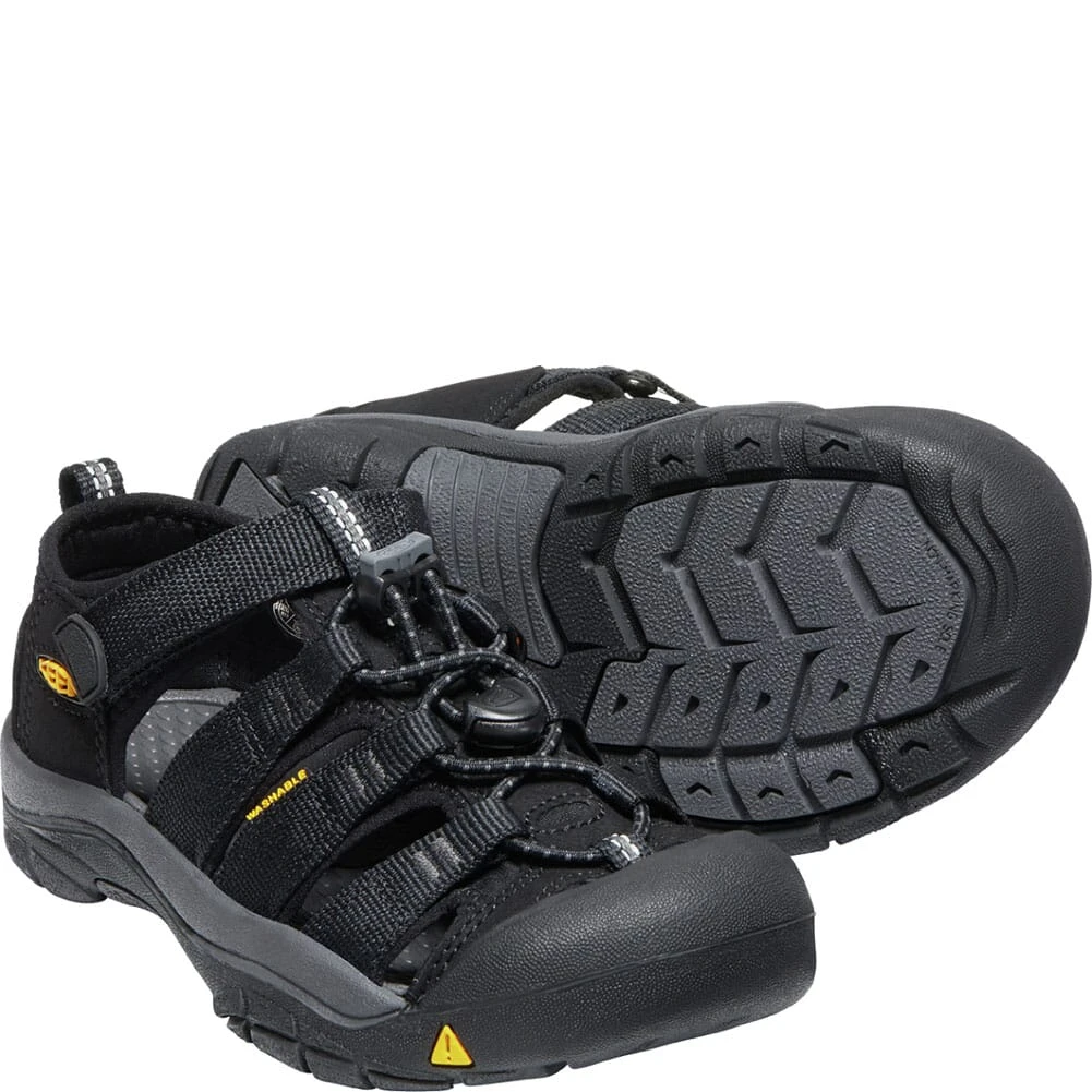 KEEN Youth Newport H2 Sandals - Black/Keen Yellow 5 KEEN Youth Newport H2 Sandals - Black/Keen Yellow - Image 3