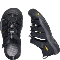 KEEN Youth Newport H2 Sandals - Black/Keen Yellow 10 KEEN Youth Newport H2 Sandals - Black/Keen Yellow -Shoes Sale Store KE1022838 3