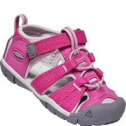 KEEN Kid's Seacamp II CNX Casual Shoes - Very Berry/Dawn Pink -Shoes Sale Store KE1022940 4