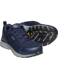KEEN Utility Women's Sparta Safety Shoes - Mood Indigo/Steel Grey -Shoes Sale Store KE1023213 3