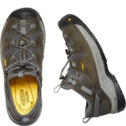 KEEN Utility Men's Atlanta Cool II ESD Safety Shoes - Gargoyle/Midnight -Shoes Sale Store KE1023217 4