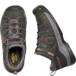 KEEN Utility Women's Flint II Safety Shoes - Magnet/Rose -Shoes Sale Store KE1023232 4