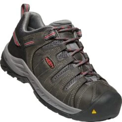 KEEN Utility Women's Flint II Safety Shoes - Magnet/Rose -Shoes Sale Store KE1023232 6