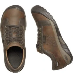 KEEN Men's Austin WP Casual Shoes - Chocolate Brown 8 KEEN Men's Austin WP Casual Shoes - Chocolate Brown -Shoes Sale Store KE1024273 2