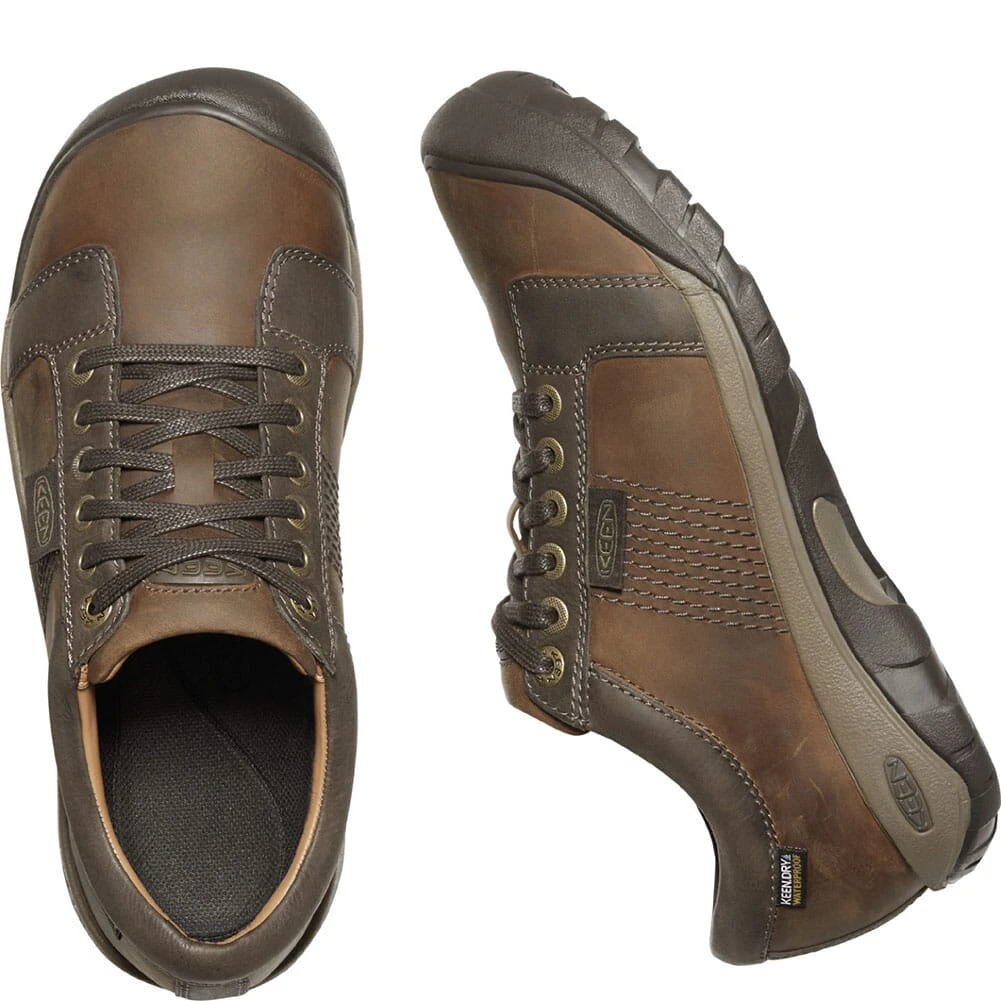 KEEN Men's Austin WP Casual Shoes - Chocolate Brown 5 KEEN Men's Austin WP Casual Shoes - Chocolate Brown - Image 3