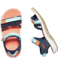 KEEN Little Kids' Verano Sandals - Black Iris/Blue Tint -Shoes Sale Store KE1024824 2