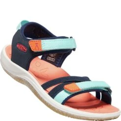 KEEN Little Kids' Verano Sandals - Black Iris/Blue Tint -Shoes Sale Store KE1024824 5