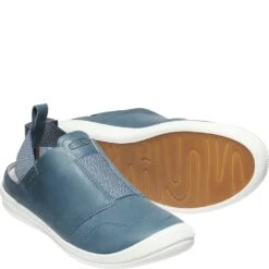 KEEN Women's Lorelai II Slip-On Sandals - Bluestone/Drizzle -Shoes Sale Store KE1024941 2