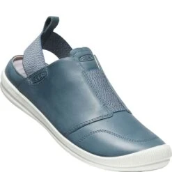 KEEN Women's Lorelai II Slip-On Sandals - Bluestone/Drizzle -Shoes Sale Store KE1024941 4