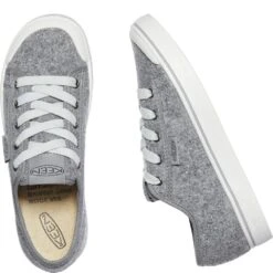 KEEN Women's Elsa Lite Felt Sneakers - Grey Felt/Raven -Shoes Sale Store KE1025424 2