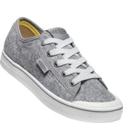 KEEN Women's Elsa Lite Felt Sneakers - Grey Felt/Raven -Shoes Sale Store KE1025424 5