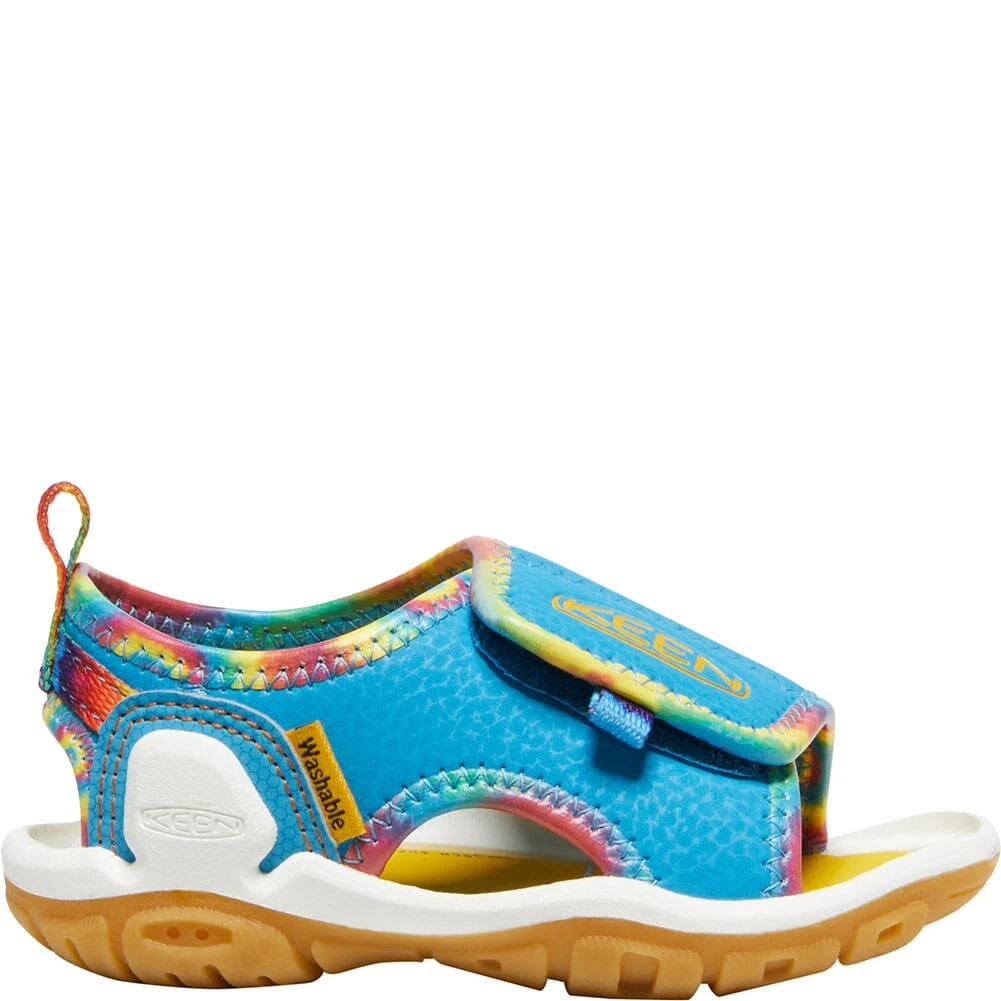 KEEN Toddlers Knotch River Open-Toe Sandals - Tie Dye/Vivid Blue 4 KEEN Toddlers Knotch River Open-Toe Sandals - Tie Dye/Vivid Blue - Image 2