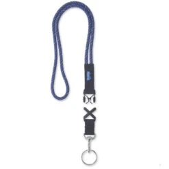 KAVU Printed Logo Webbing Lanyard - Lapis