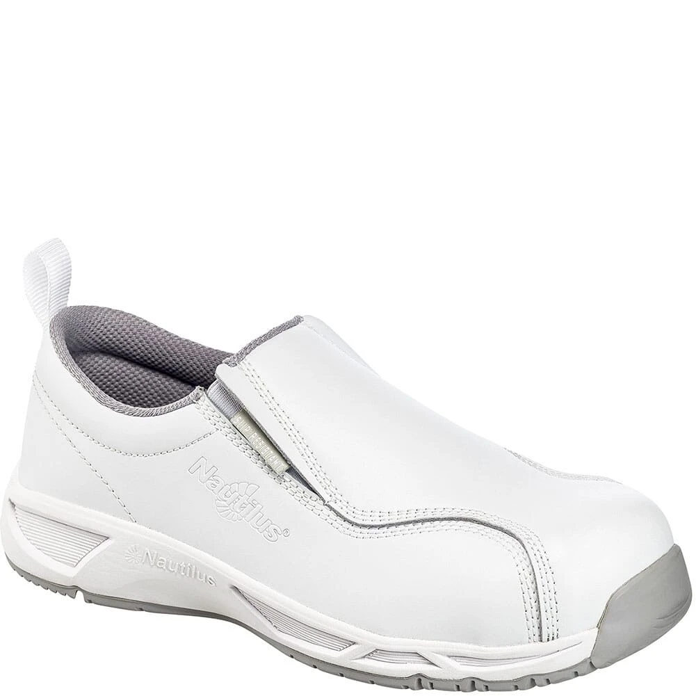 Nautilus Women's ESD Safety Shoes - White 3 Nautilus Women's ESD Safety Shoes - White