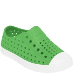 Native Kid's Jefferson Child Casual Shoes - Grasshopper Green