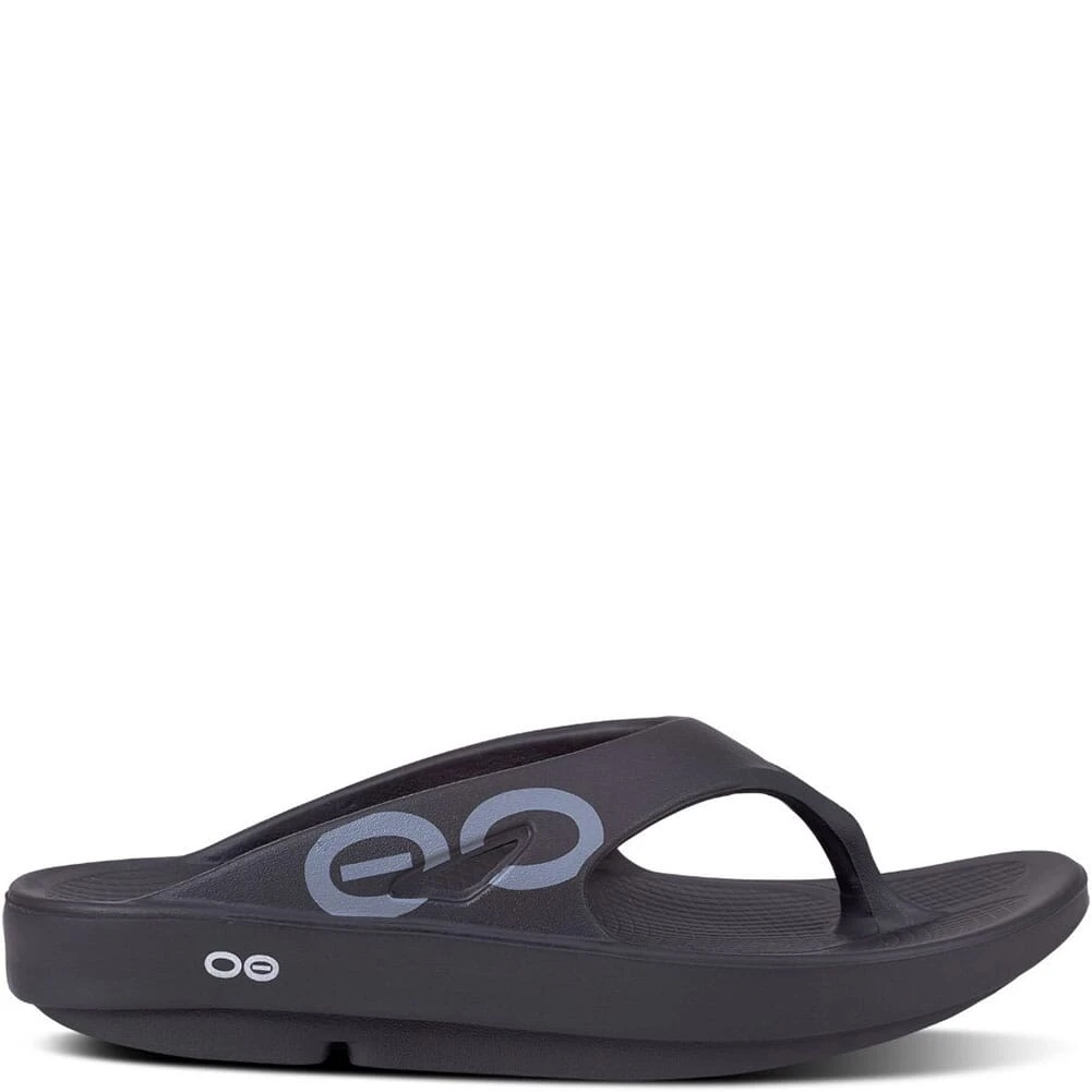 OOFOS Unisex OOriginal Sport Sandals - Black 4 OOFOS Unisex OOriginal Sport Sandals - Black - Image 2