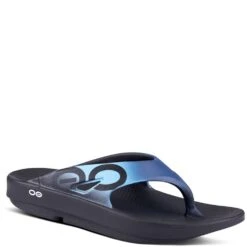 OOFOS Unisex OOriginal Sport Sandals - Black/Azul 11 OOFOS Unisex OOriginal Sport Sandals - Black/Azul -Shoes Sale Store OF1001 BLKAZUL 4