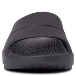 OOFOS Unisex OOAHH Slides - Black 10 OOFOS Unisex OOAHH Slides - Black -Shoes Sale Store OF1100 BLK 2
