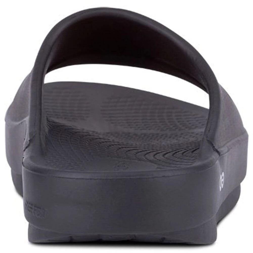 OOFOS Unisex OOAHH Slides - Black 6 OOFOS Unisex OOAHH Slides - Black - Image 4