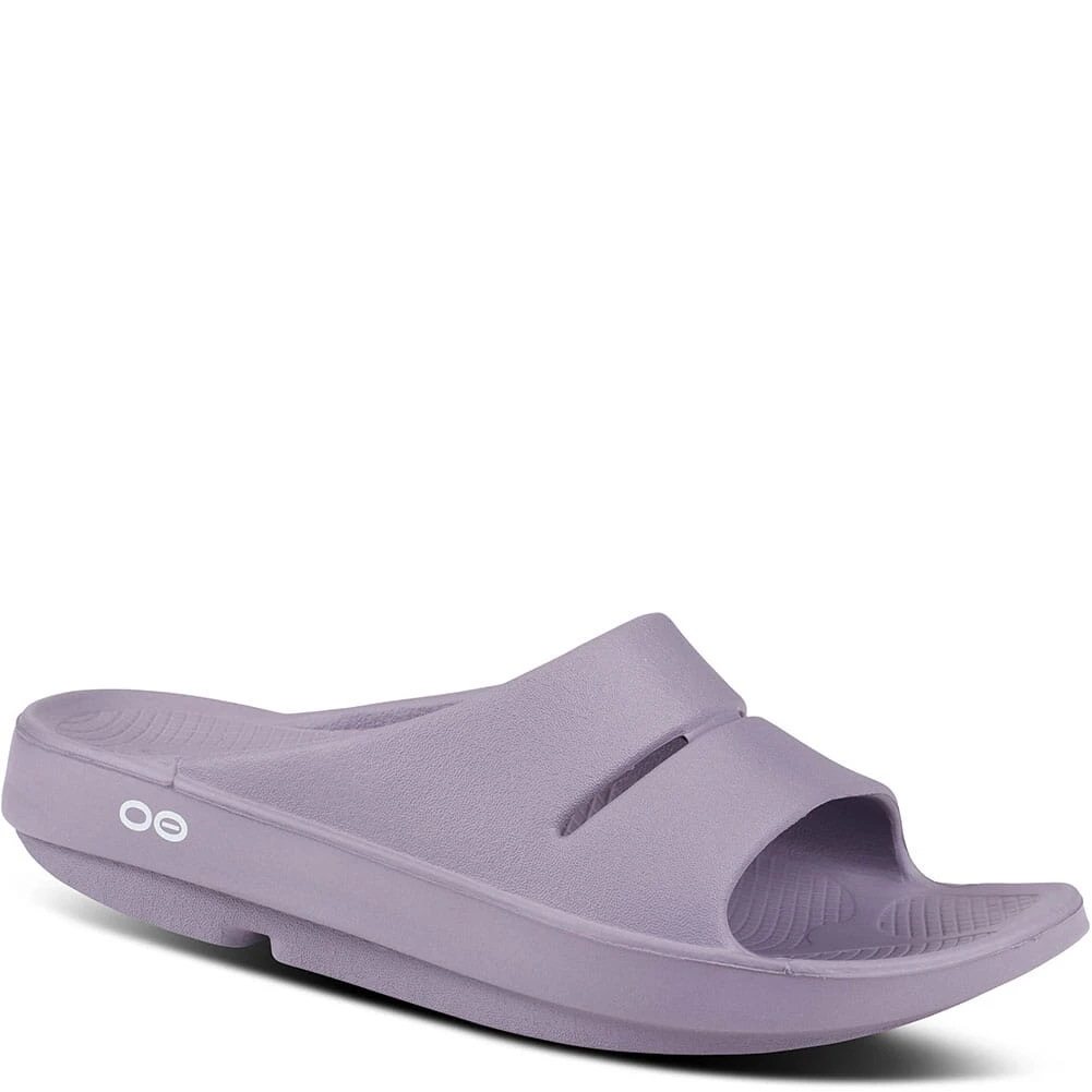 OOFOS Unisex OOAHH Slides - Mauve 6 OOFOS Unisex OOAHH Slides - Mauve - Image 4