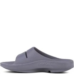 OOFOS Unisex OOAHH Slides - Slate 7 OOFOS Unisex OOAHH Slides - Slate -Shoes Sale Store OF1100 SLATE 1