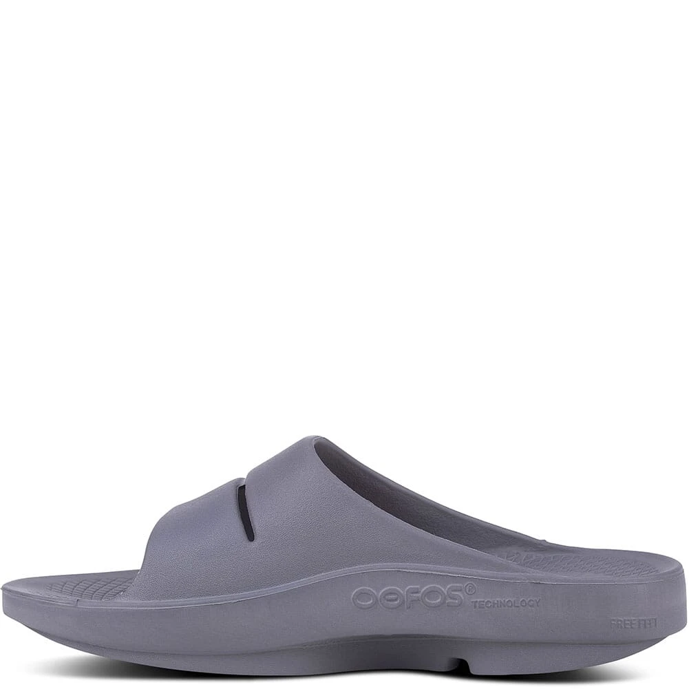OOFOS Unisex OOAHH Slides - Slate 4 OOFOS Unisex OOAHH Slides - Slate - Image 2